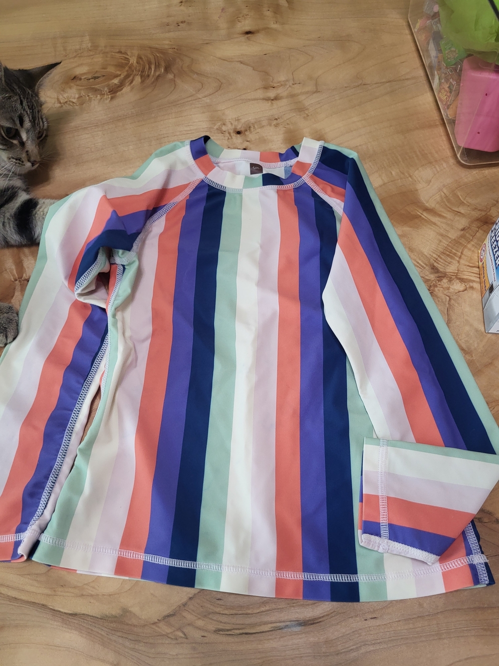 Tea Collection Kids Long Sleeve Rashguard - Coral, Navy, Mint, Lavender, White